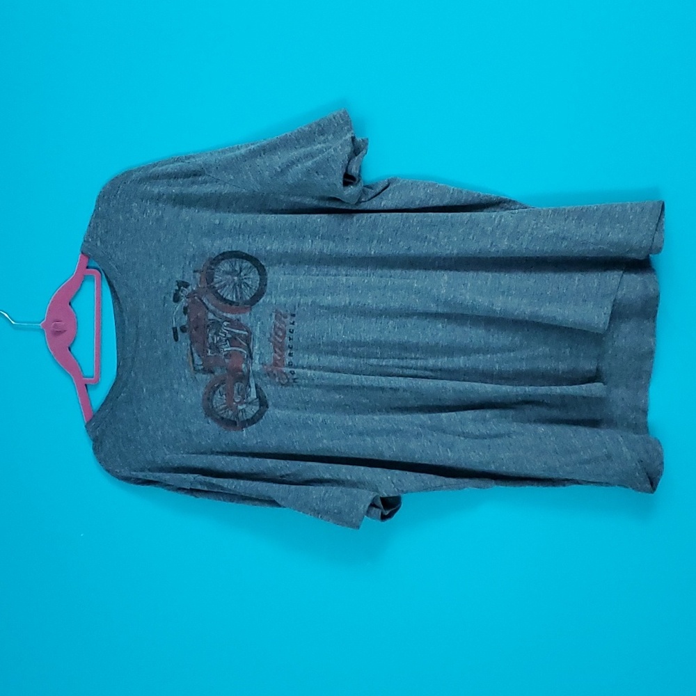 Men's 2XL, Indian Motorcycle shirt, Gray